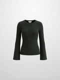 Bell Sleeve Sweater - Green