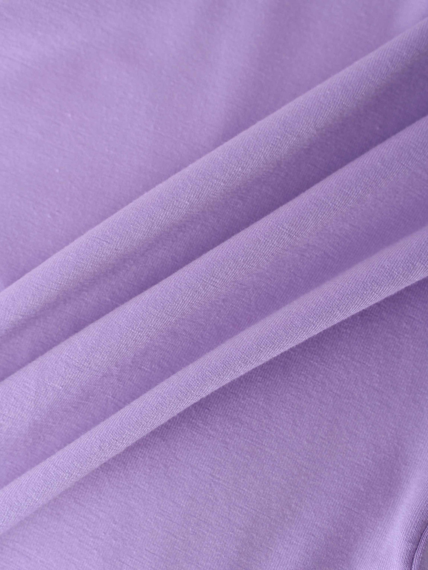 Wrap Tie Tee-Lavender