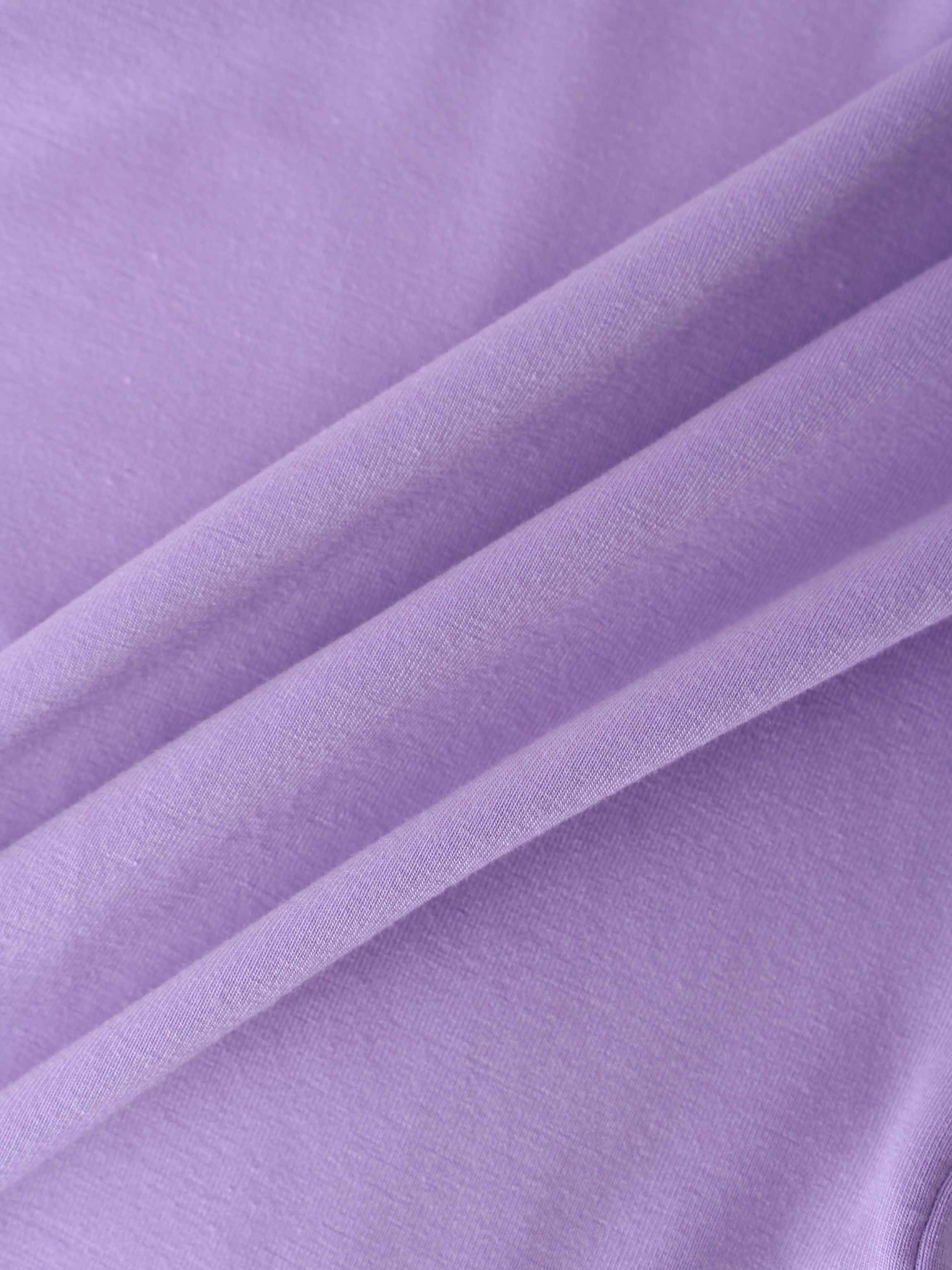 Camiseta Wrap Tie-Lavanda