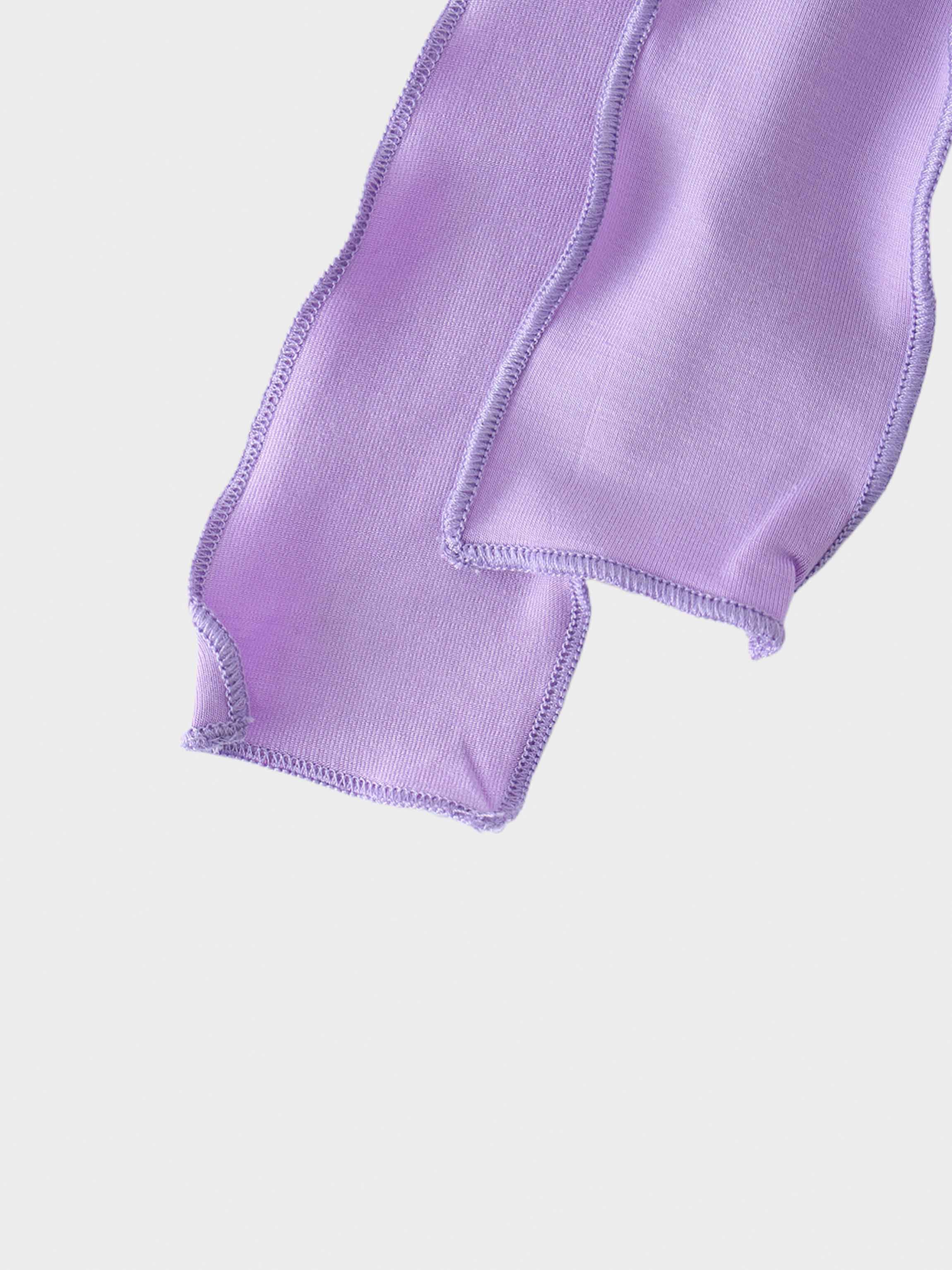 Camiseta Wrap Tie-Lavanda