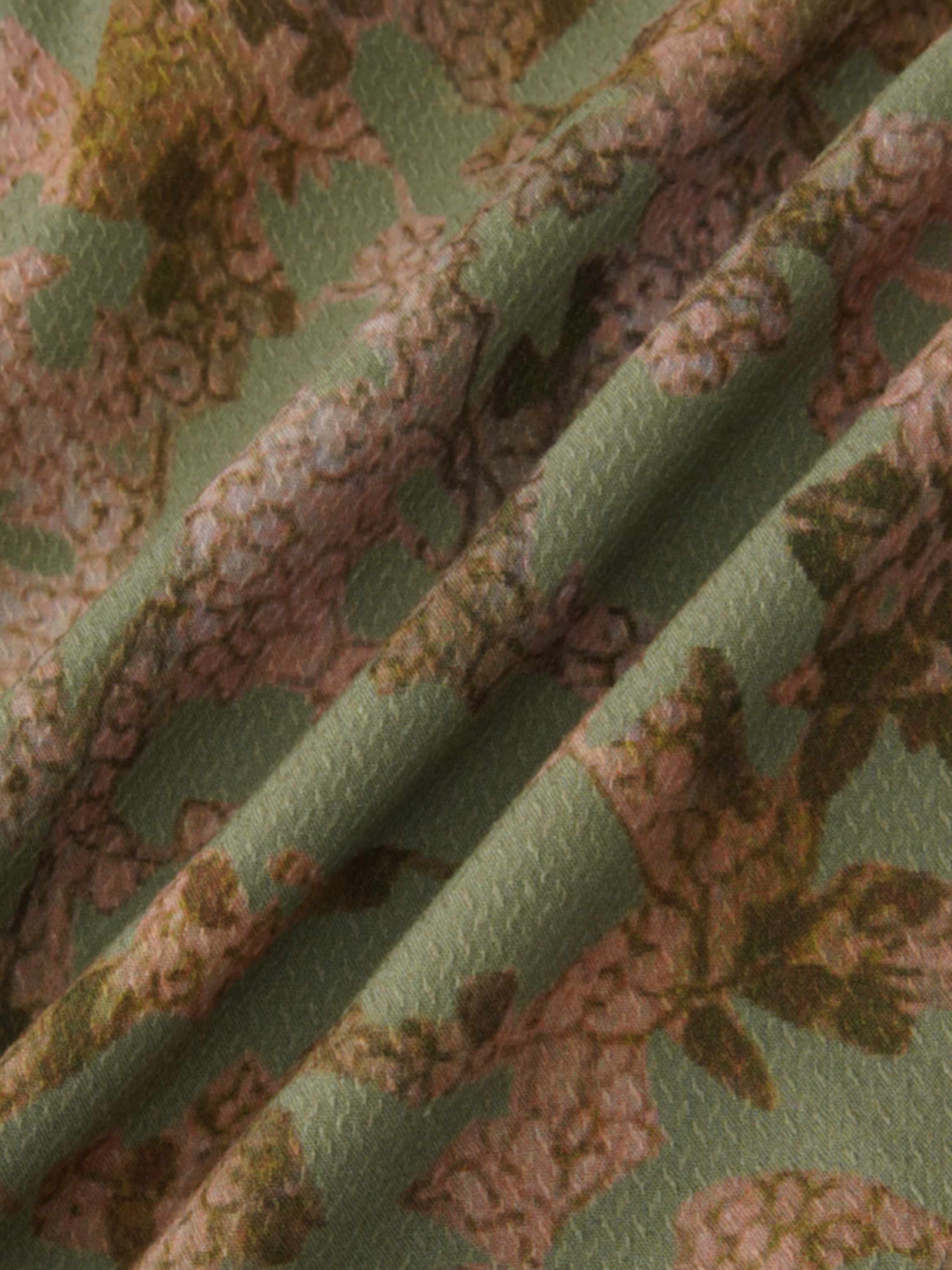 Peasant Belted Dress-Multi Colored