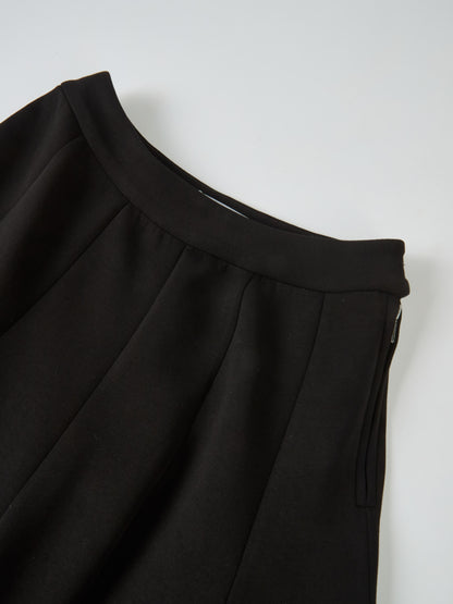 Short Flare Skirt 24"-Black