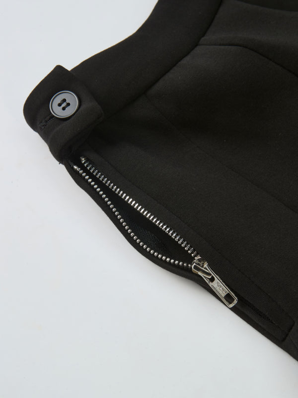 Short Flare Skirt 24"-Black