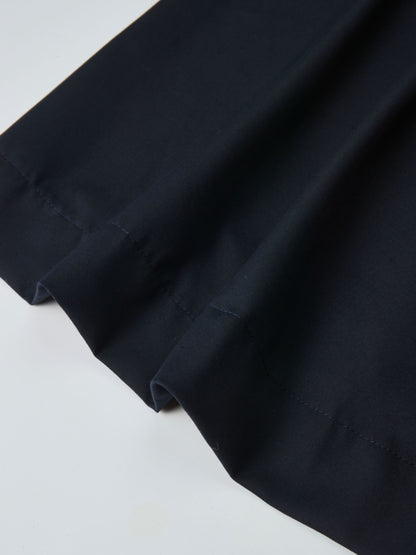 Cape Style Maxi Dress - Navy