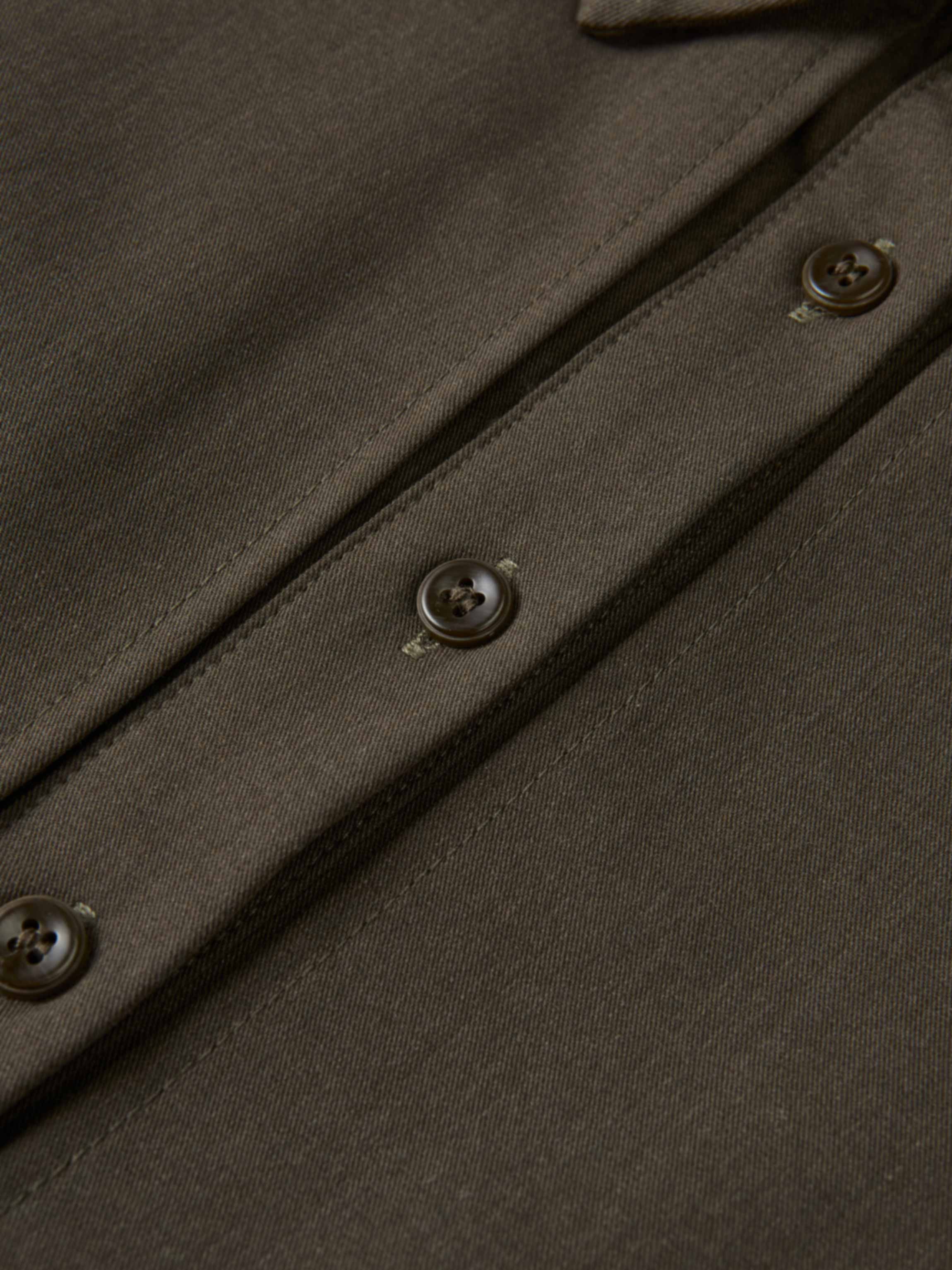 Cape Style Maxi Dress - Deep Olive