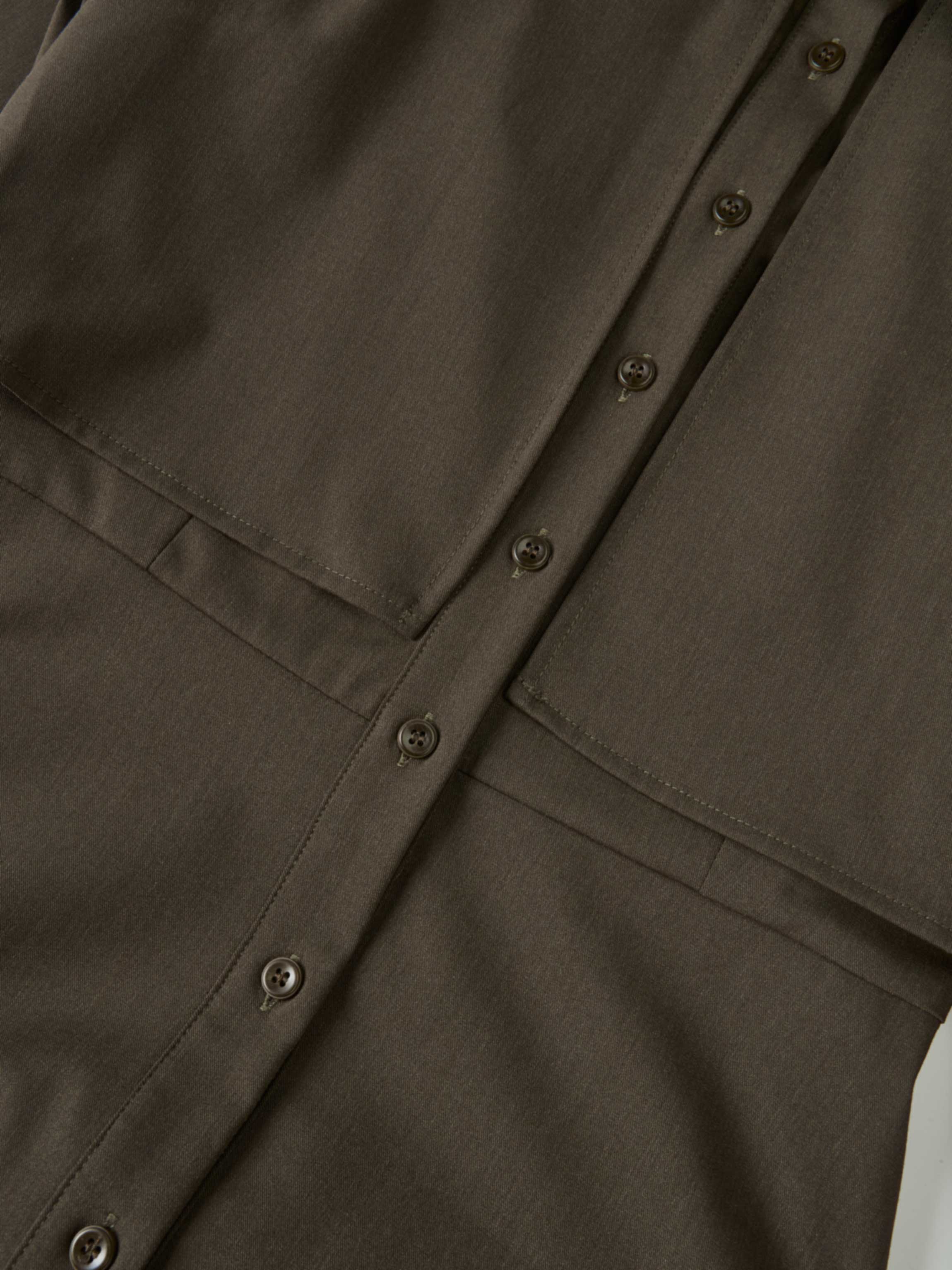 Cape Style Maxi Dress - Deep Olive