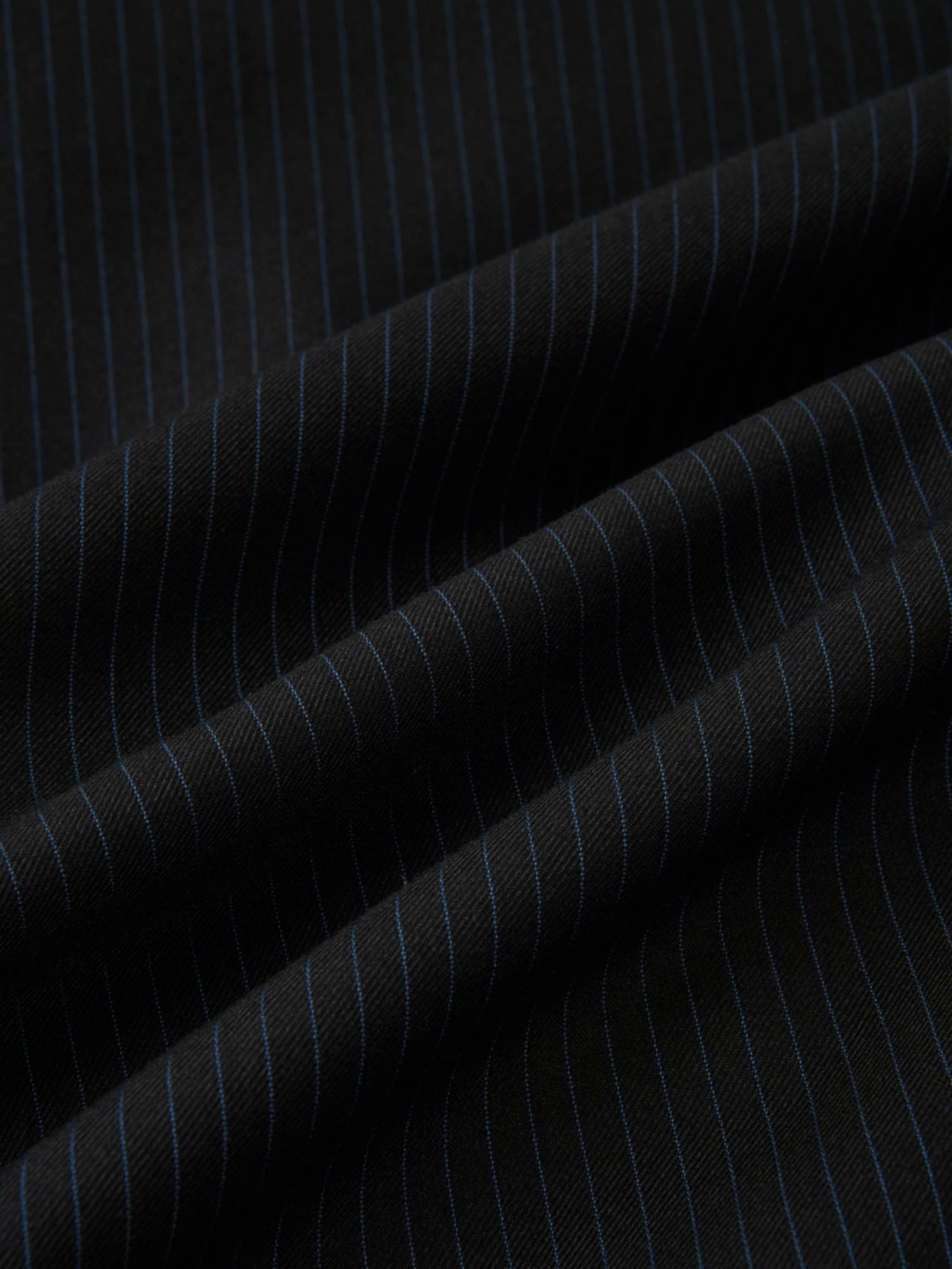 High Low Neck Tie Dress - Black/Blue