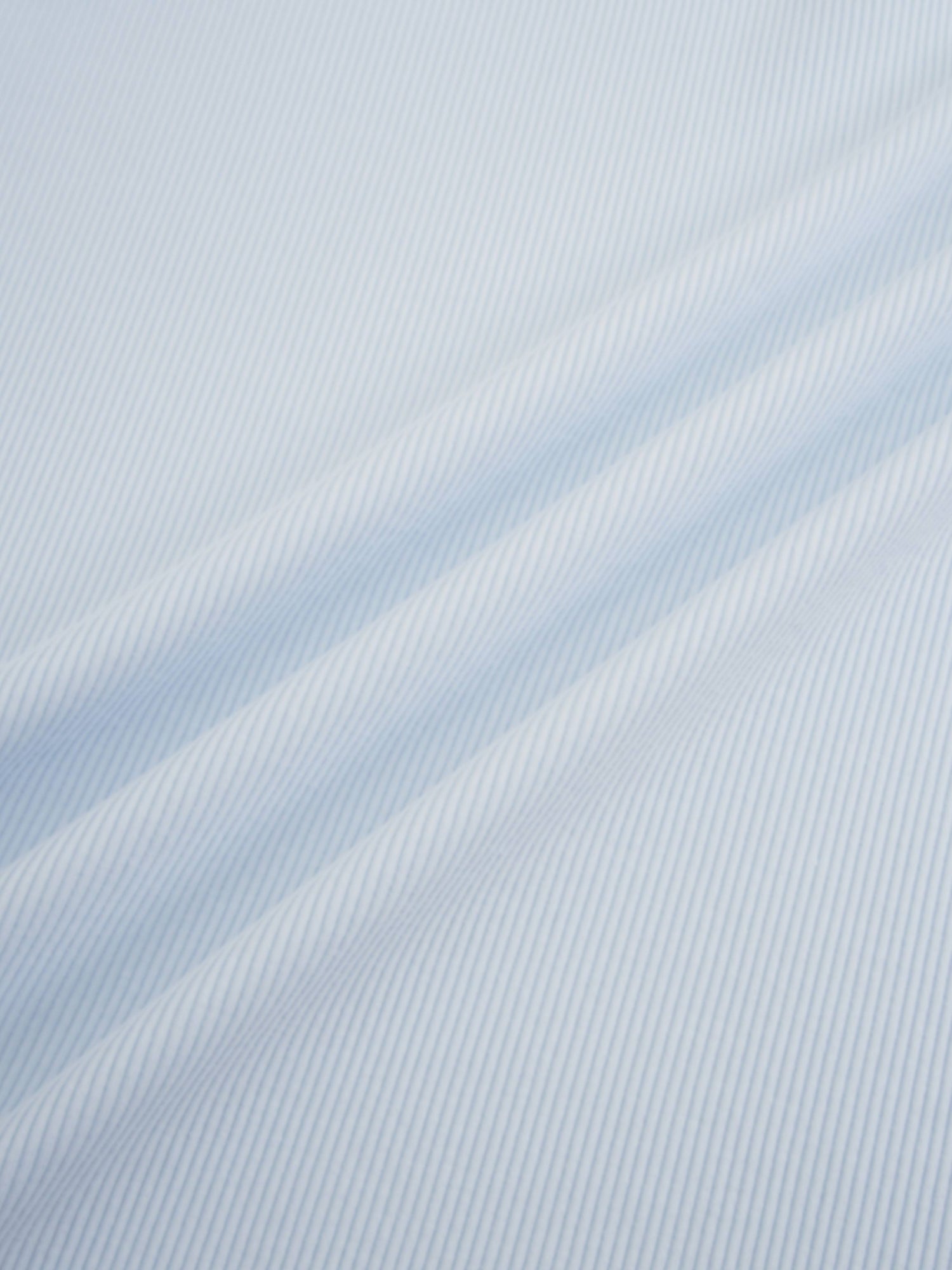 Soft Ribbed High V Tee-Light Blue