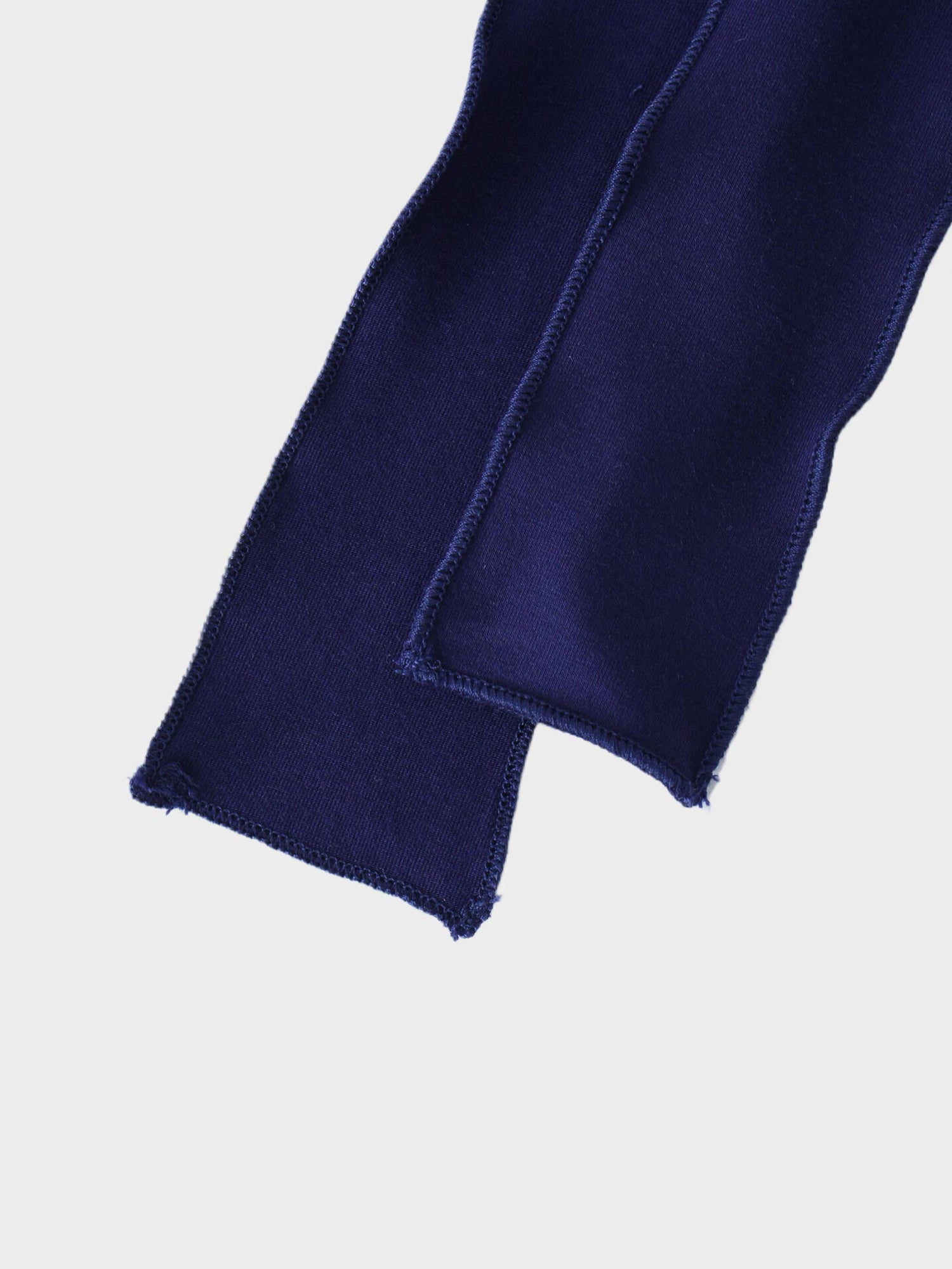 Wrap Tie Tee-Navy