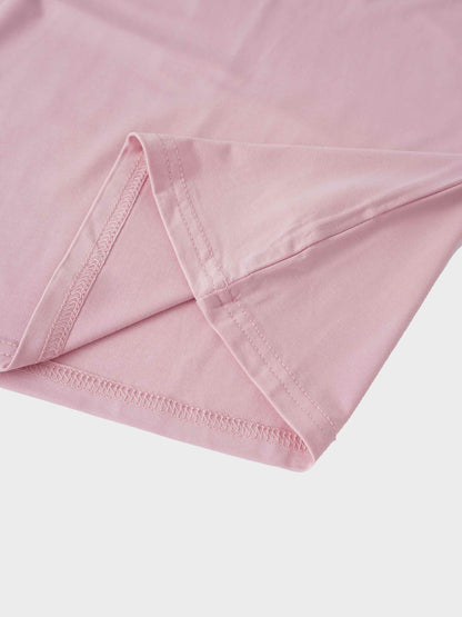 Modal Turtleneck Long Sleeve-Rose Pink