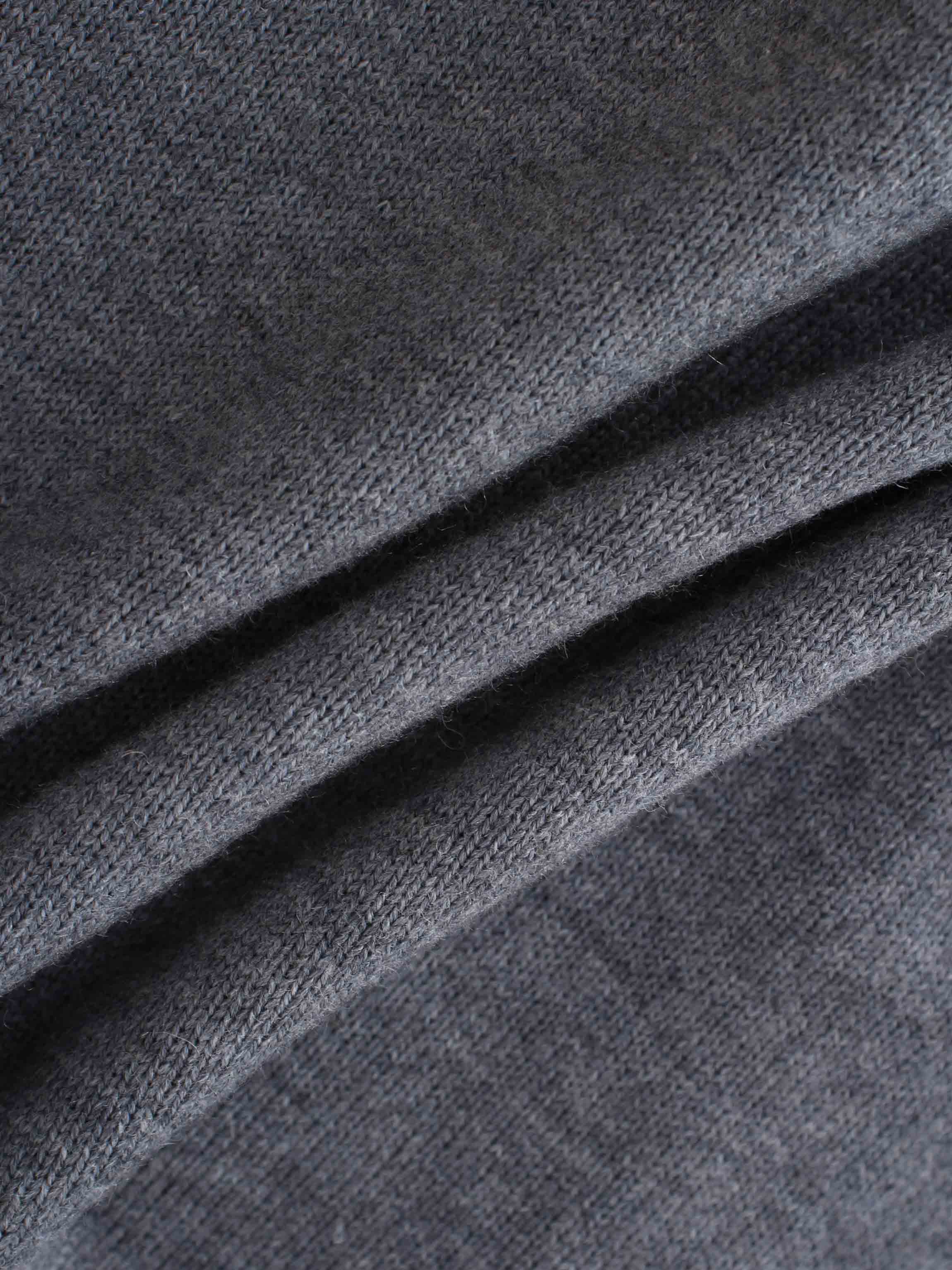 Grommet Cardigan-Grey