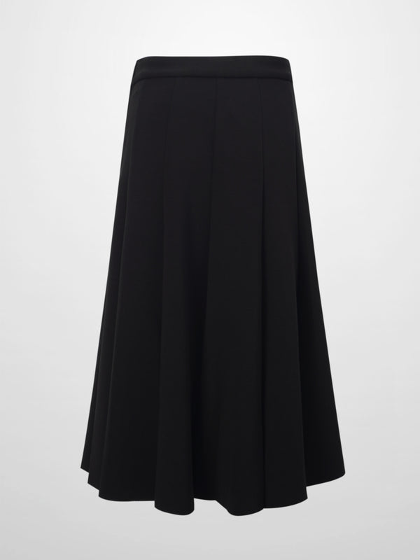 Short Flare Skirt 26"-Black