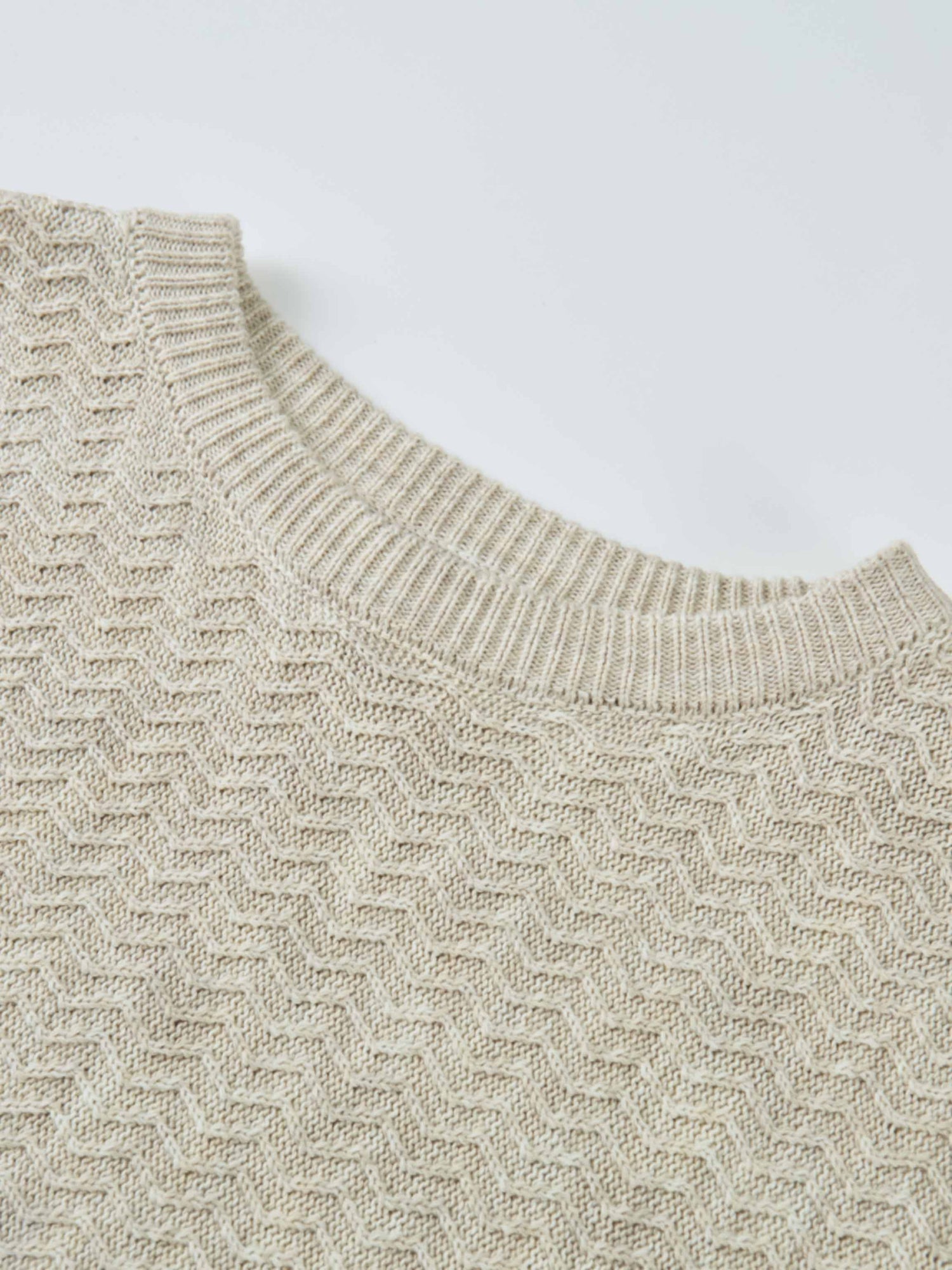Fringe Bottom Sweater - Heathered Camel
