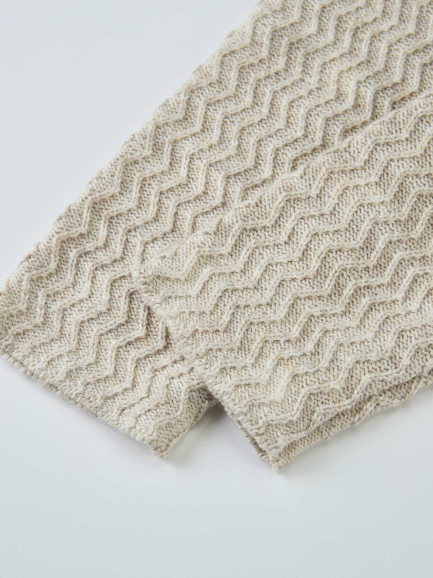 Fringe Bottom Sweater - Heathered Camel