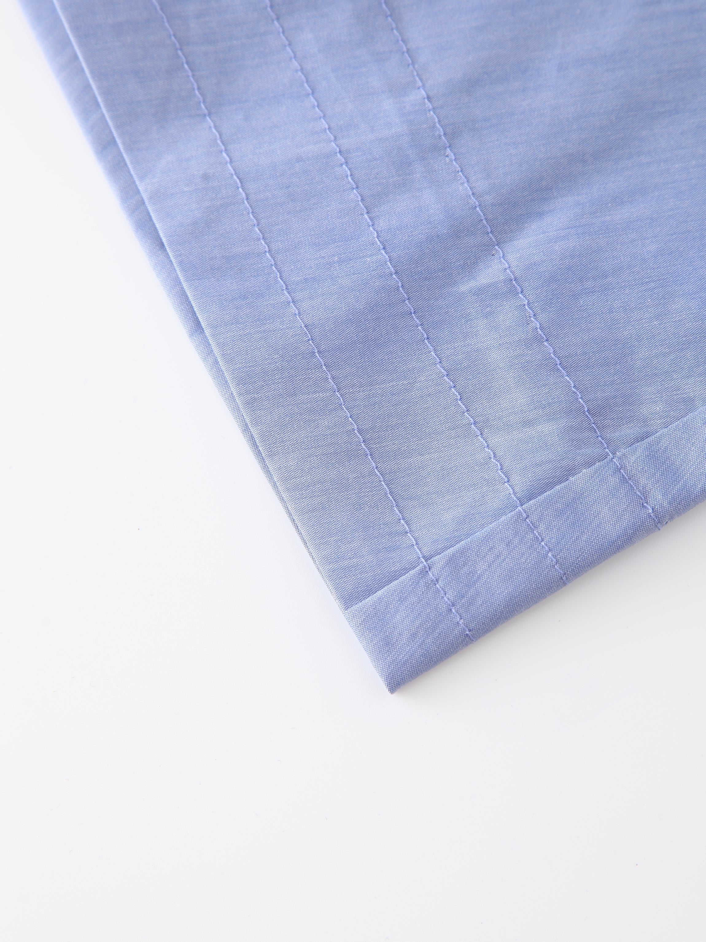 Polo Puff Dress-Chambray Blue