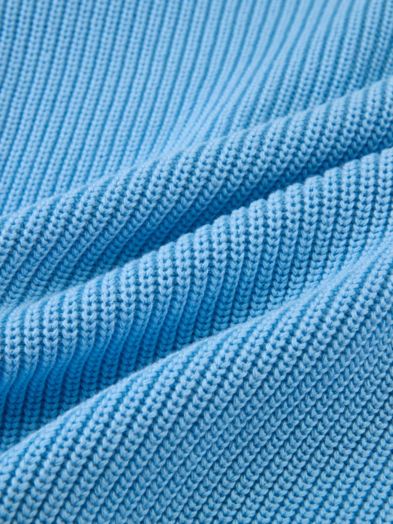 V Neck Varsity Sweater - Light Blue/Yellow