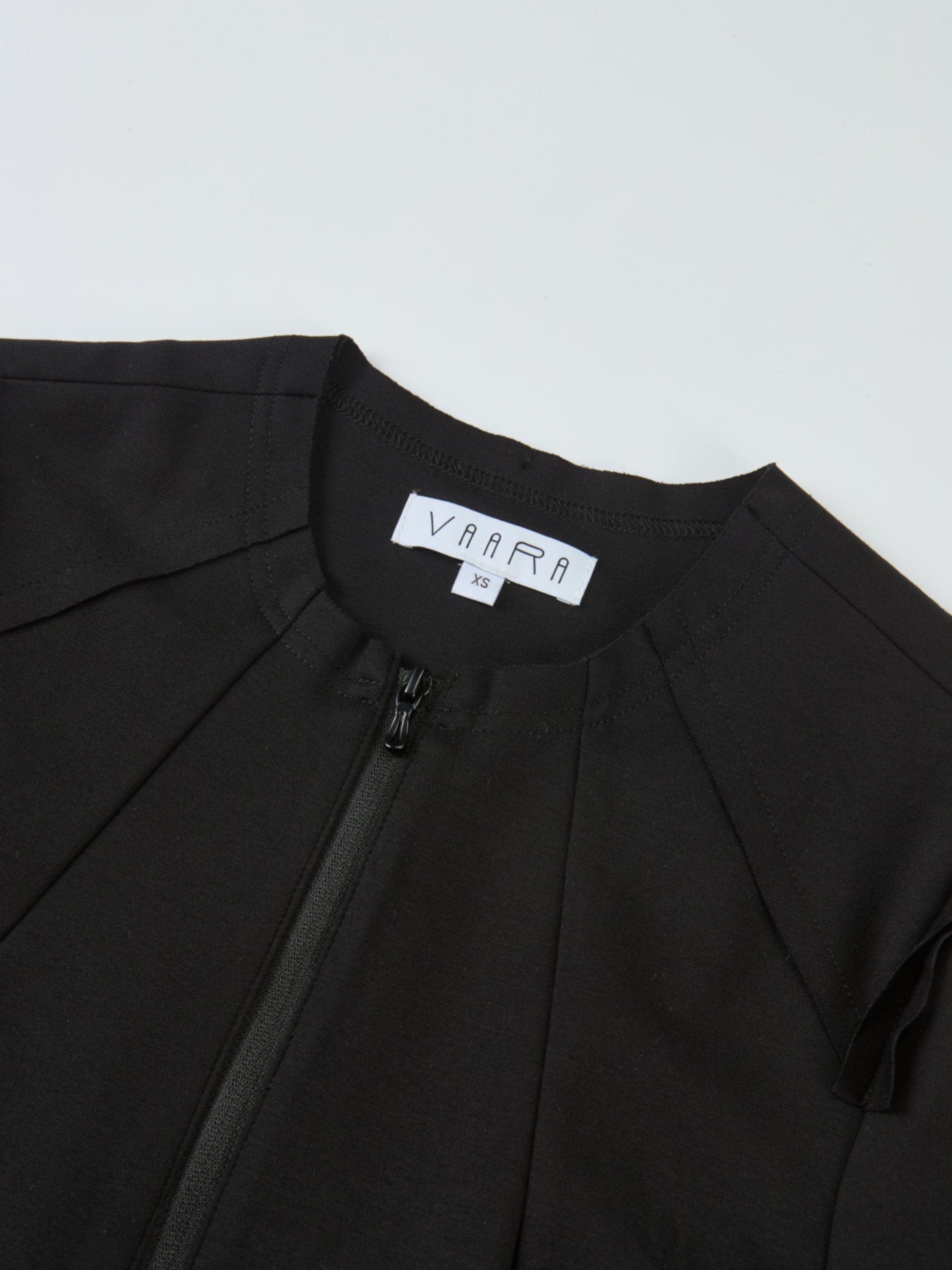 Stretch Peplum Jacket - Black