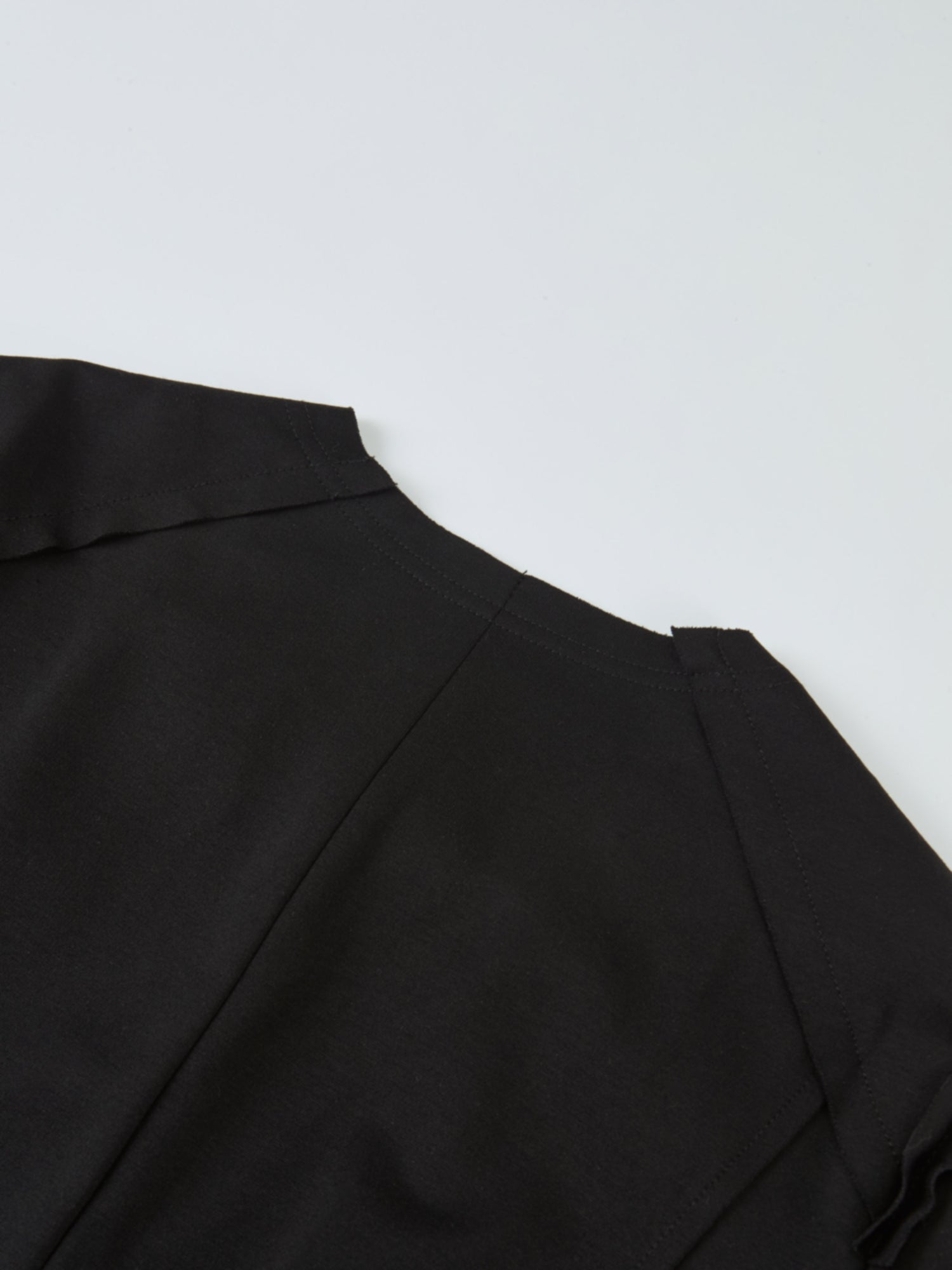 Stretch Peplum Jacket - Black