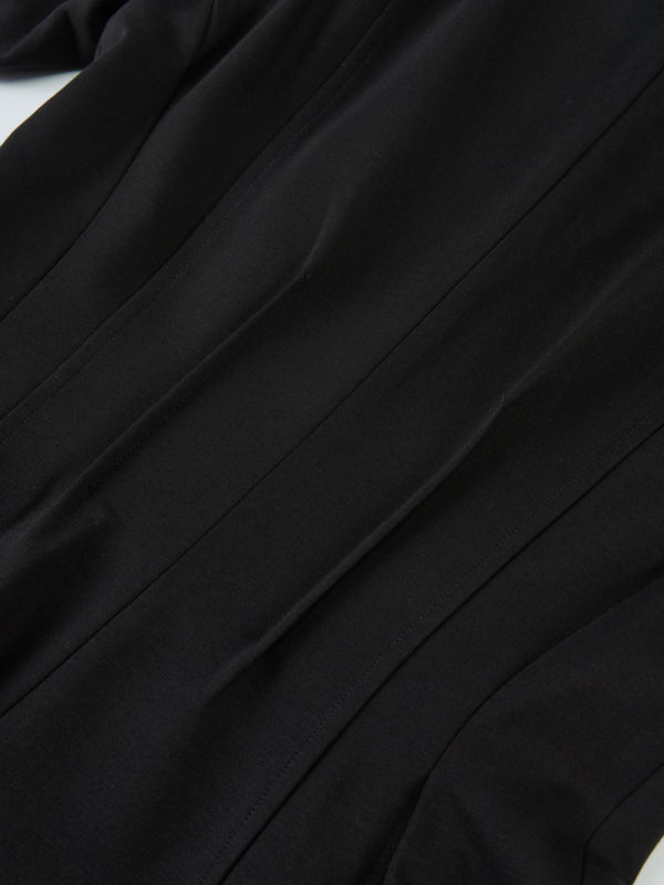 Stretch Peplum Jacket - Black