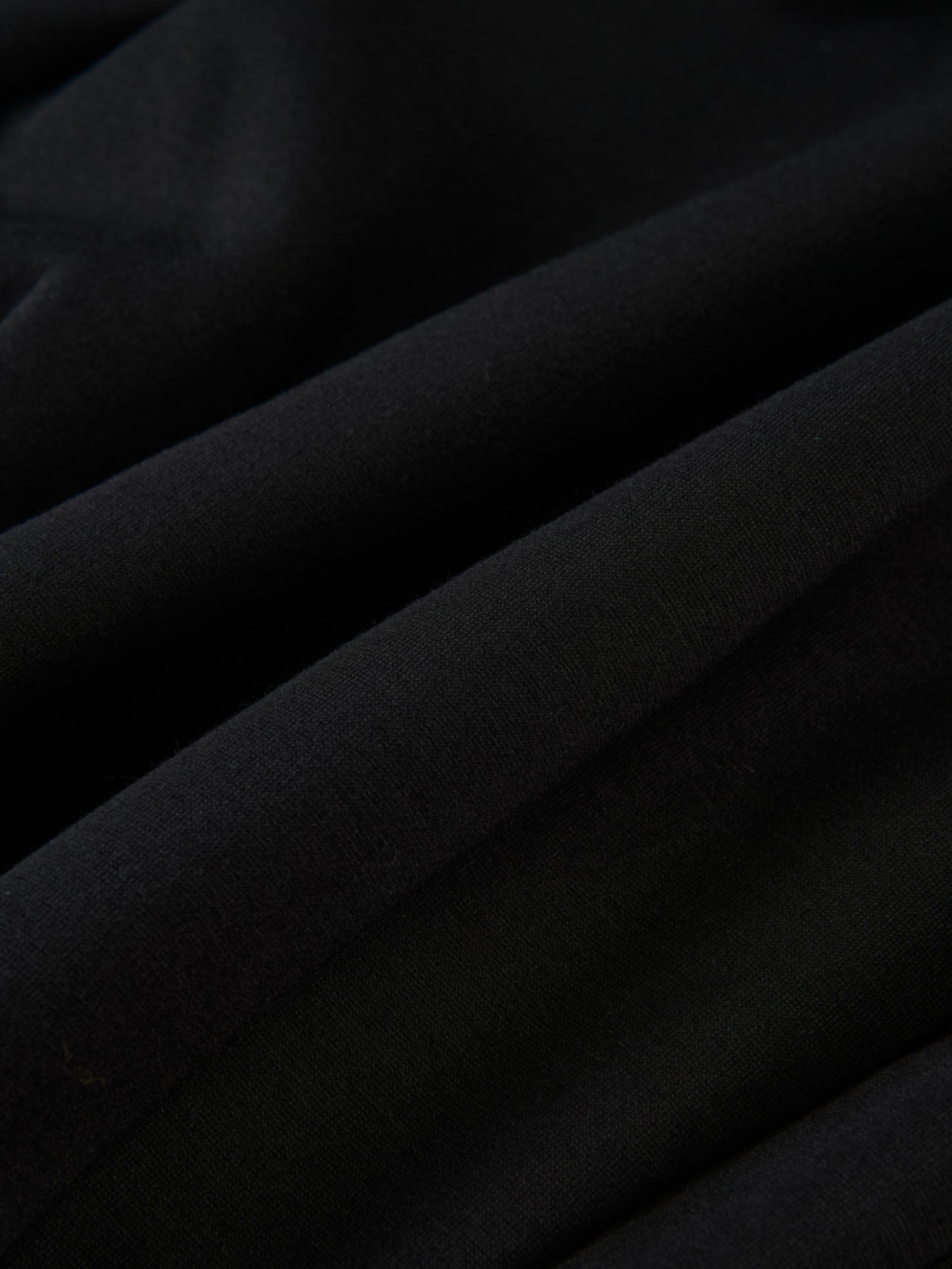Stretch Peplum Jacket - Black