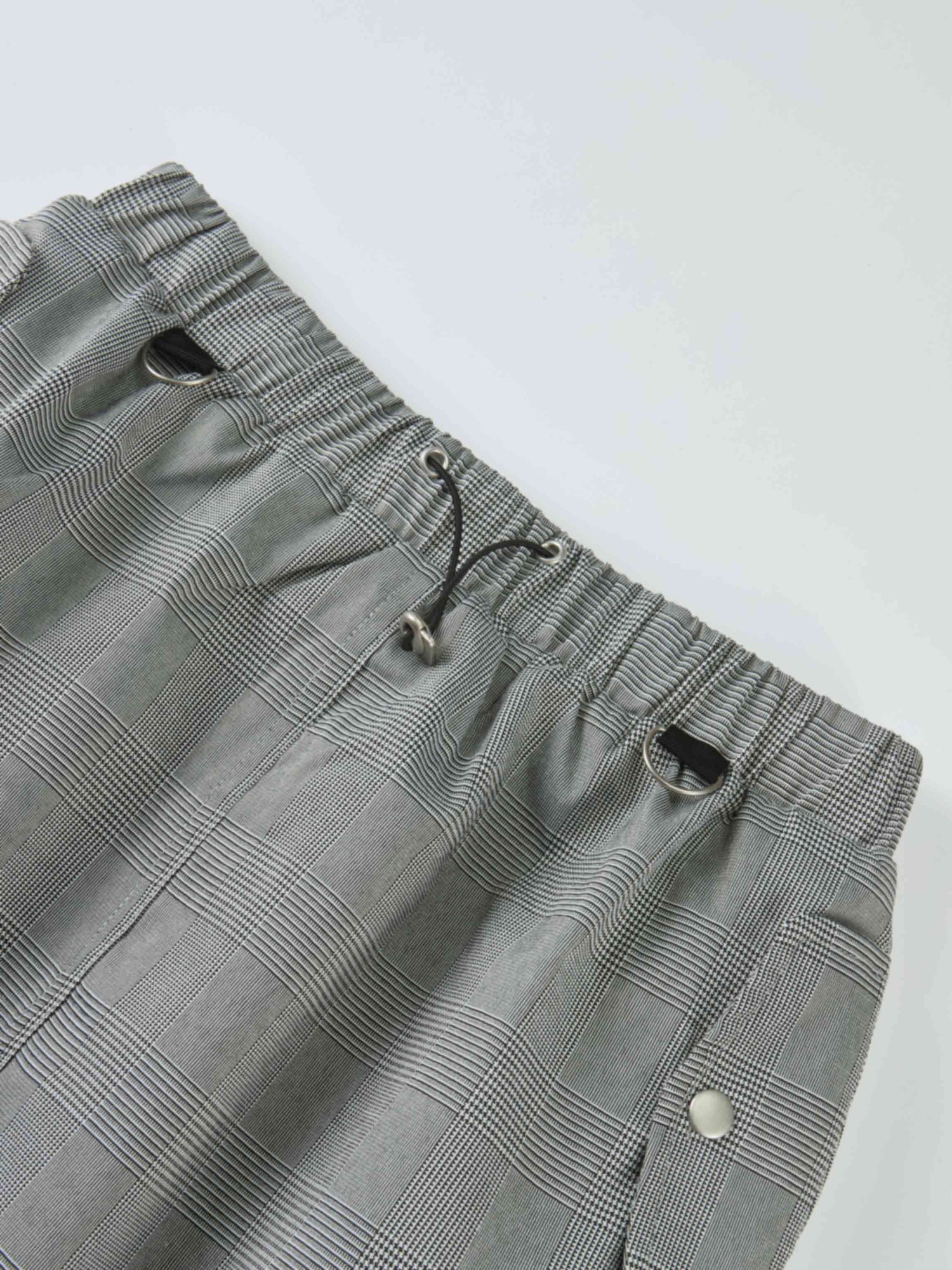 Maxi Cargo Skirt - Black/White Plaid