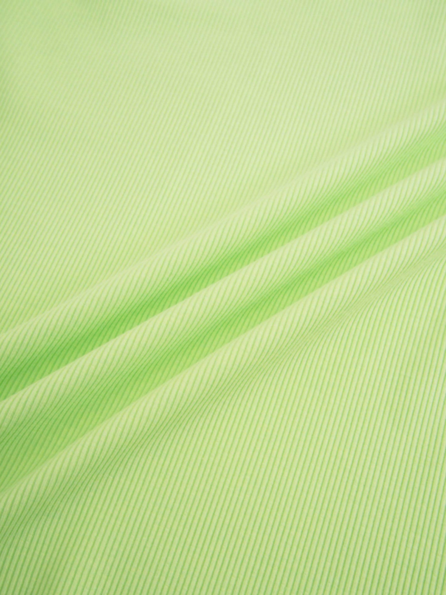 Soft Ribbed High V Tee-Bright Lime