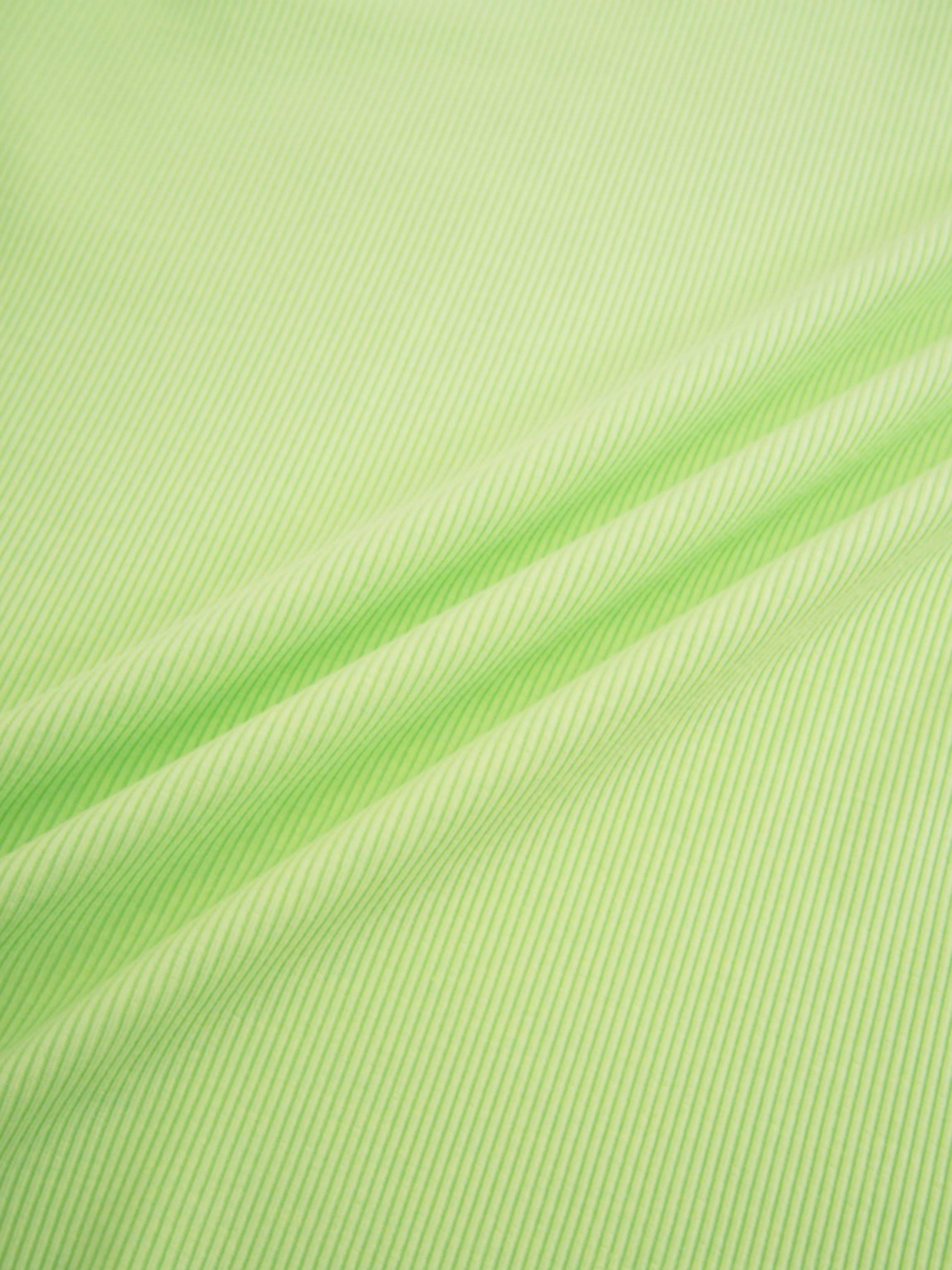 Soft Ribbed High V Tee-Bright Lime