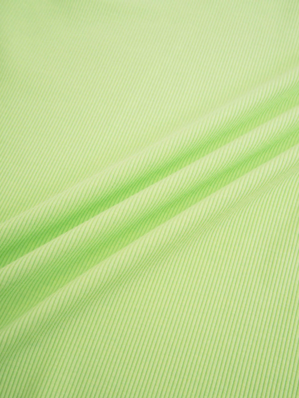 Soft Ribbed High V Tee-Bright Lime