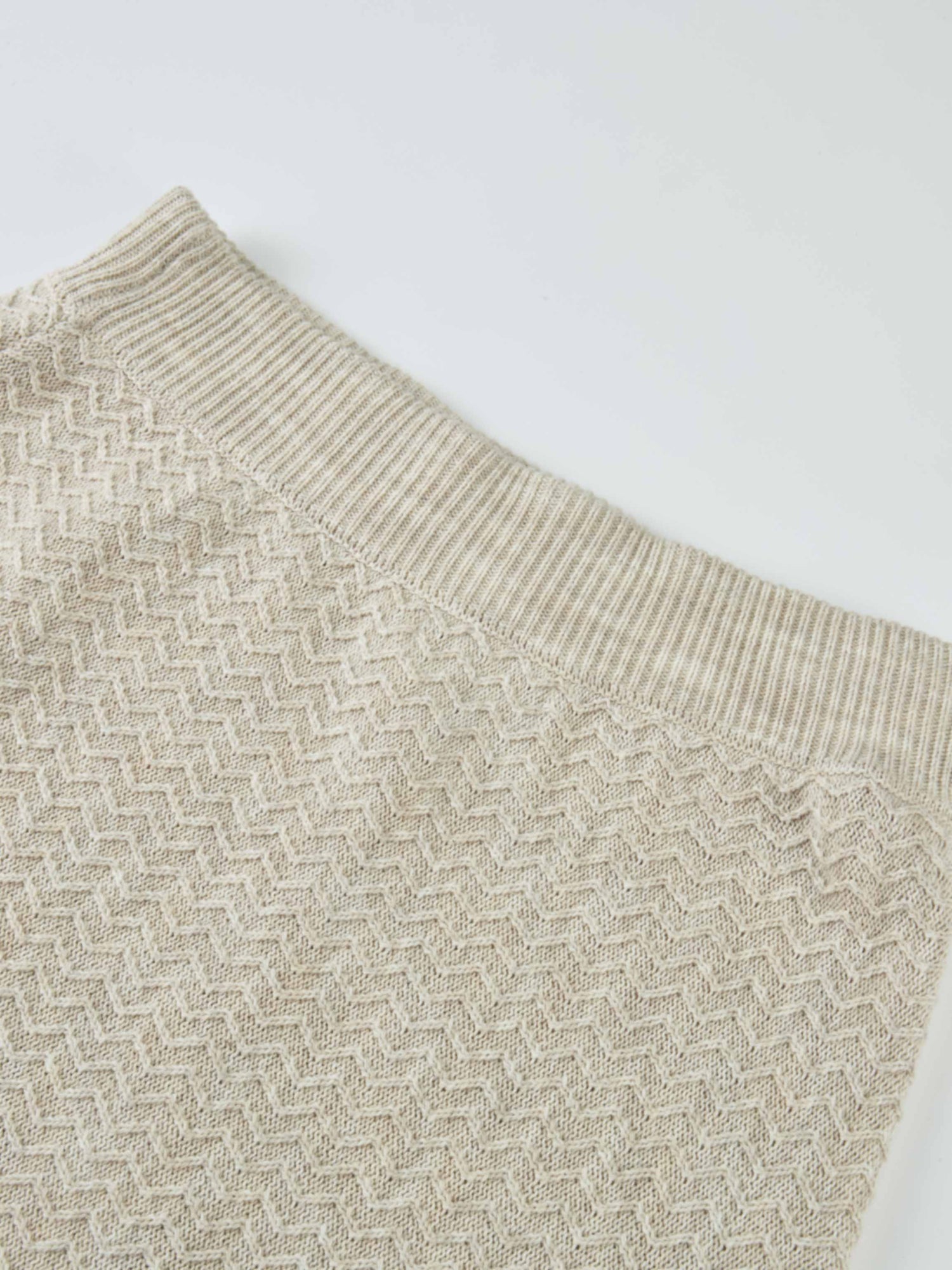 Maxi Knit Skirt - Heathered Camel