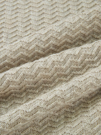 Maxi Knit Skirt - Heathered Camel