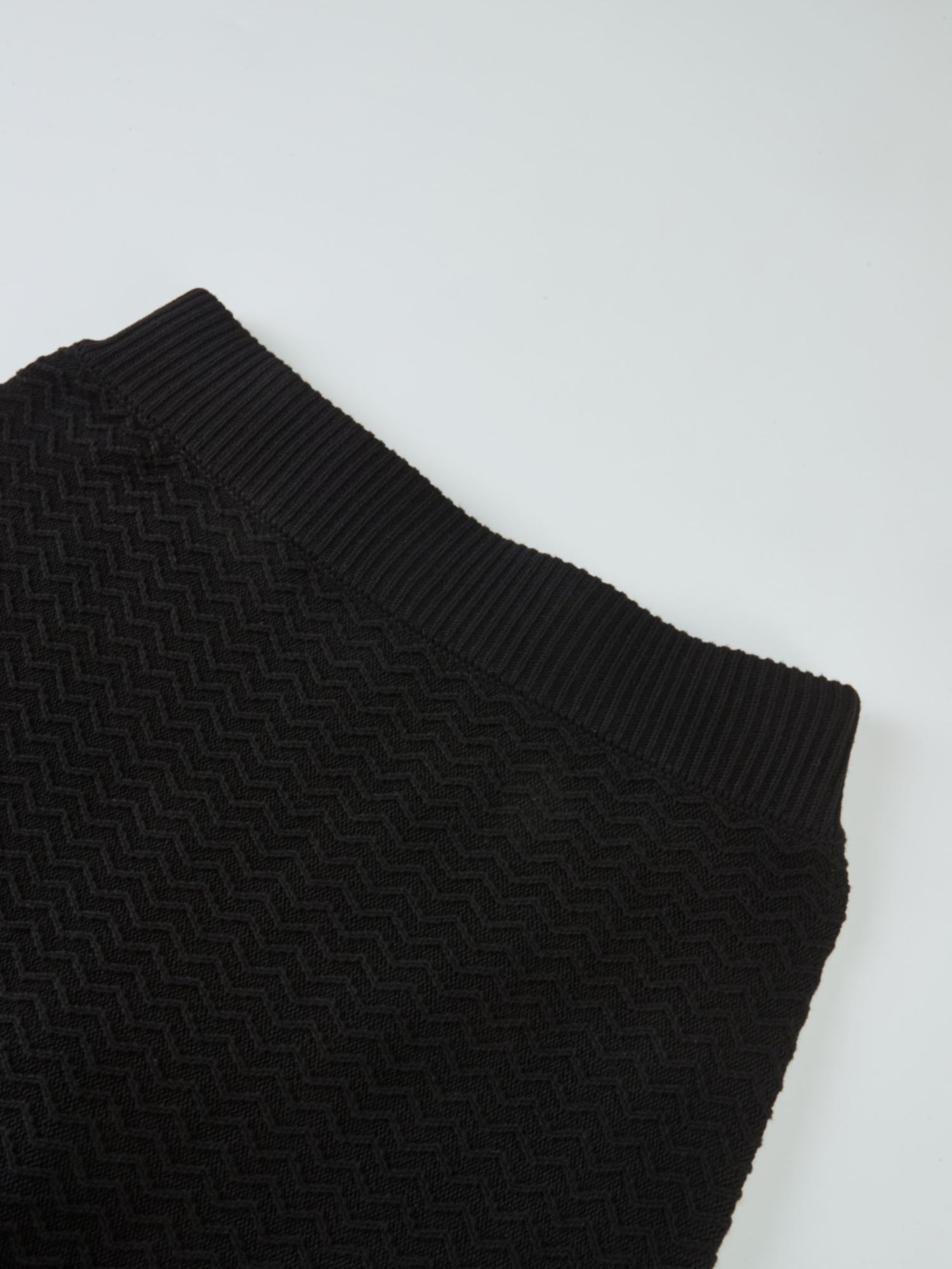 Maxi Knit Skirt - Solid Black