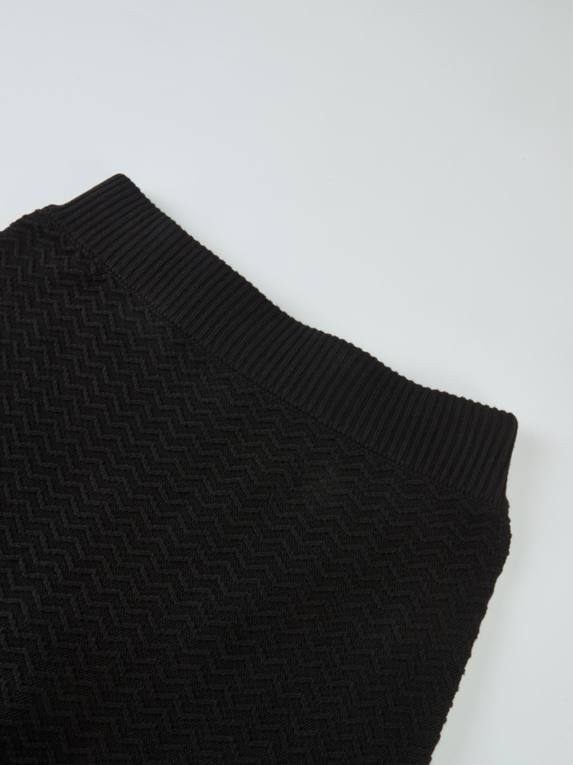 Maxi Knit Skirt - Solid Black