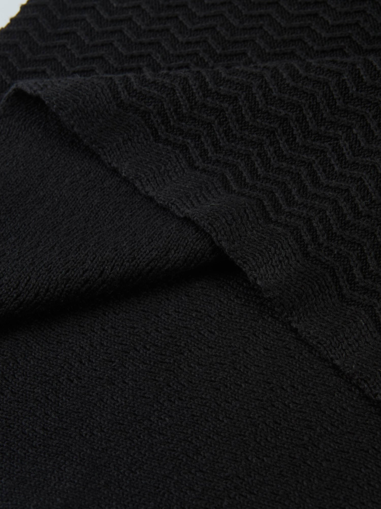 Maxi Knit Skirt - Solid Black