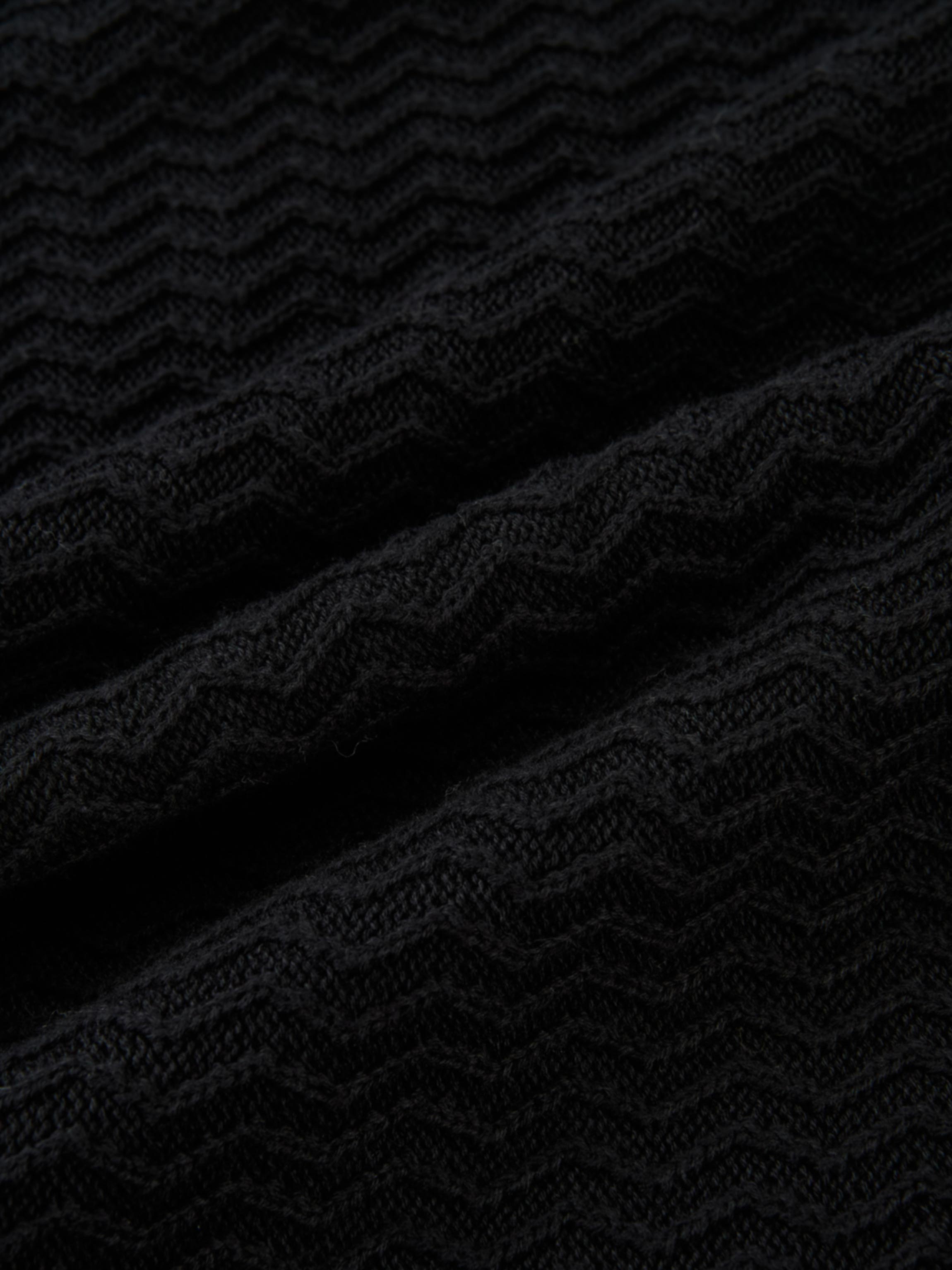 Maxi Knit Skirt - Solid Black