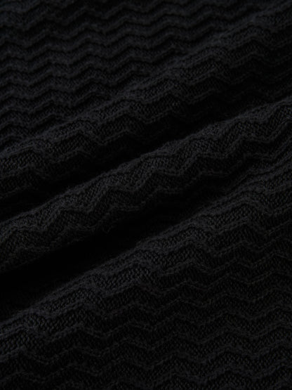 Maxi Knit Skirt - Solid Black