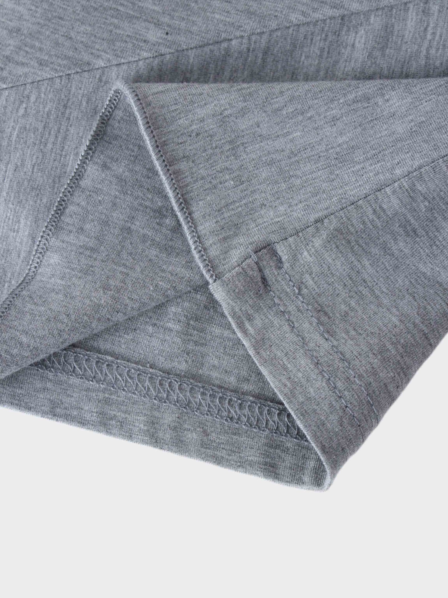 Wrap Tie Tee-Grey