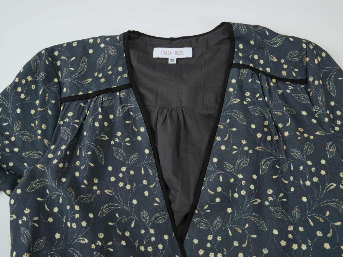 Handkerchief Hem Wrap Dress - Mini Floral