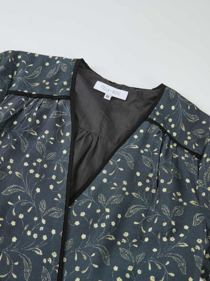 Handkerchief Hem Wrap Dress - Mini Floral