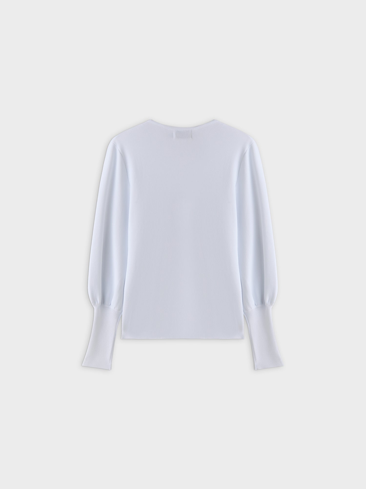 High Cuff Sweater-White