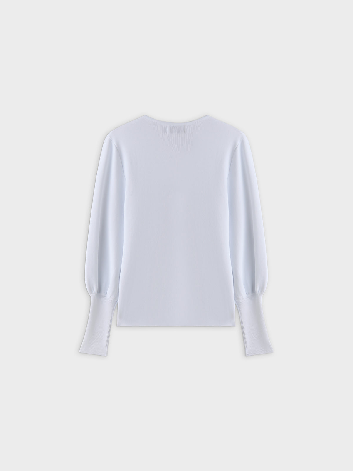High Cuff Sweater-White