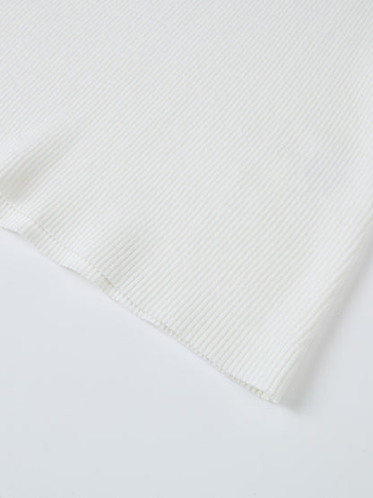 Ruffle Cuff Sweater - Cream