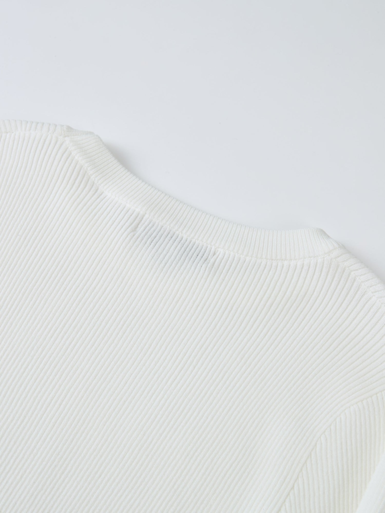 Ruffle Cuff Sweater - Cream