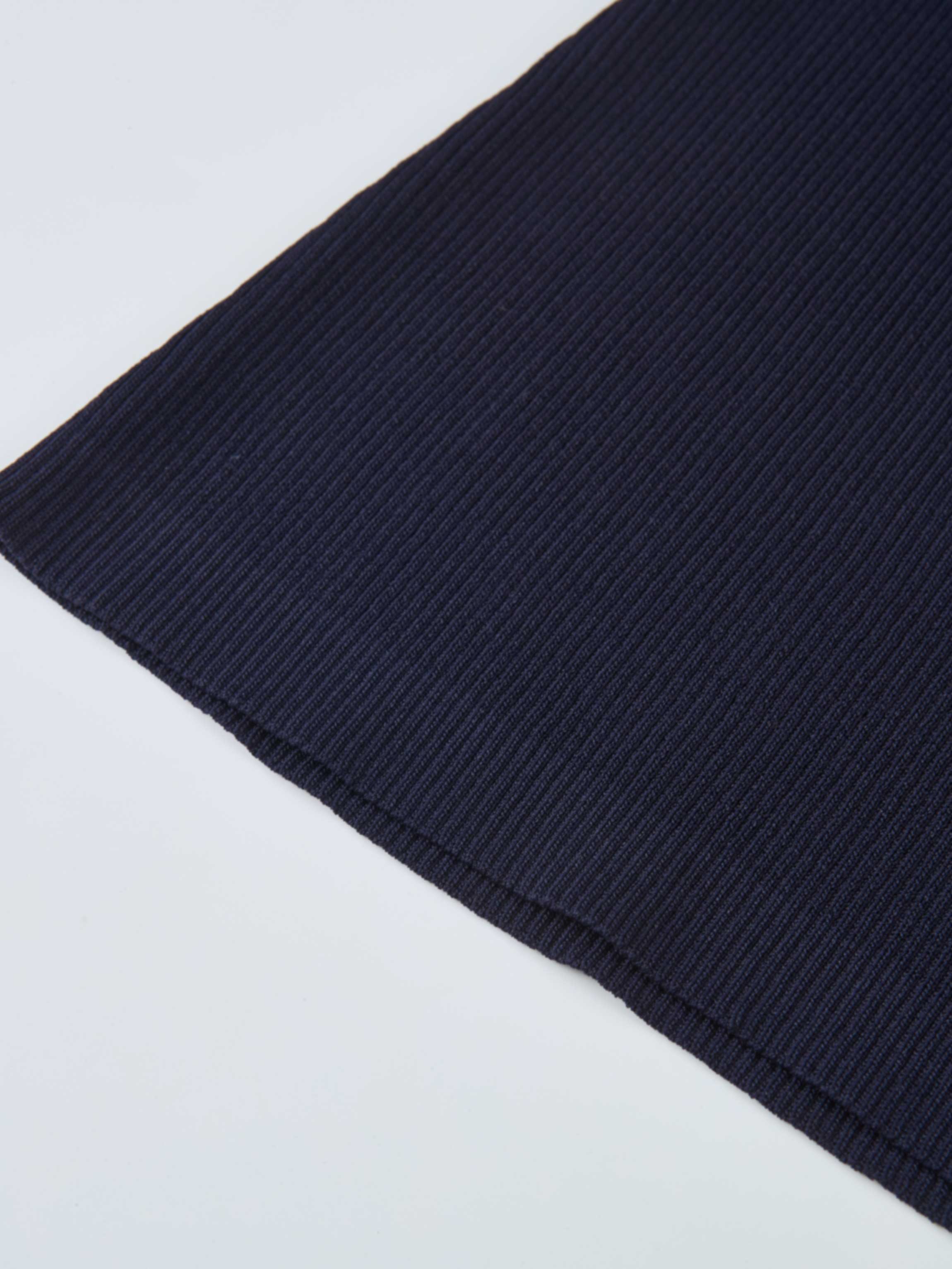 Ruffle Cuff Sweater - Navy
