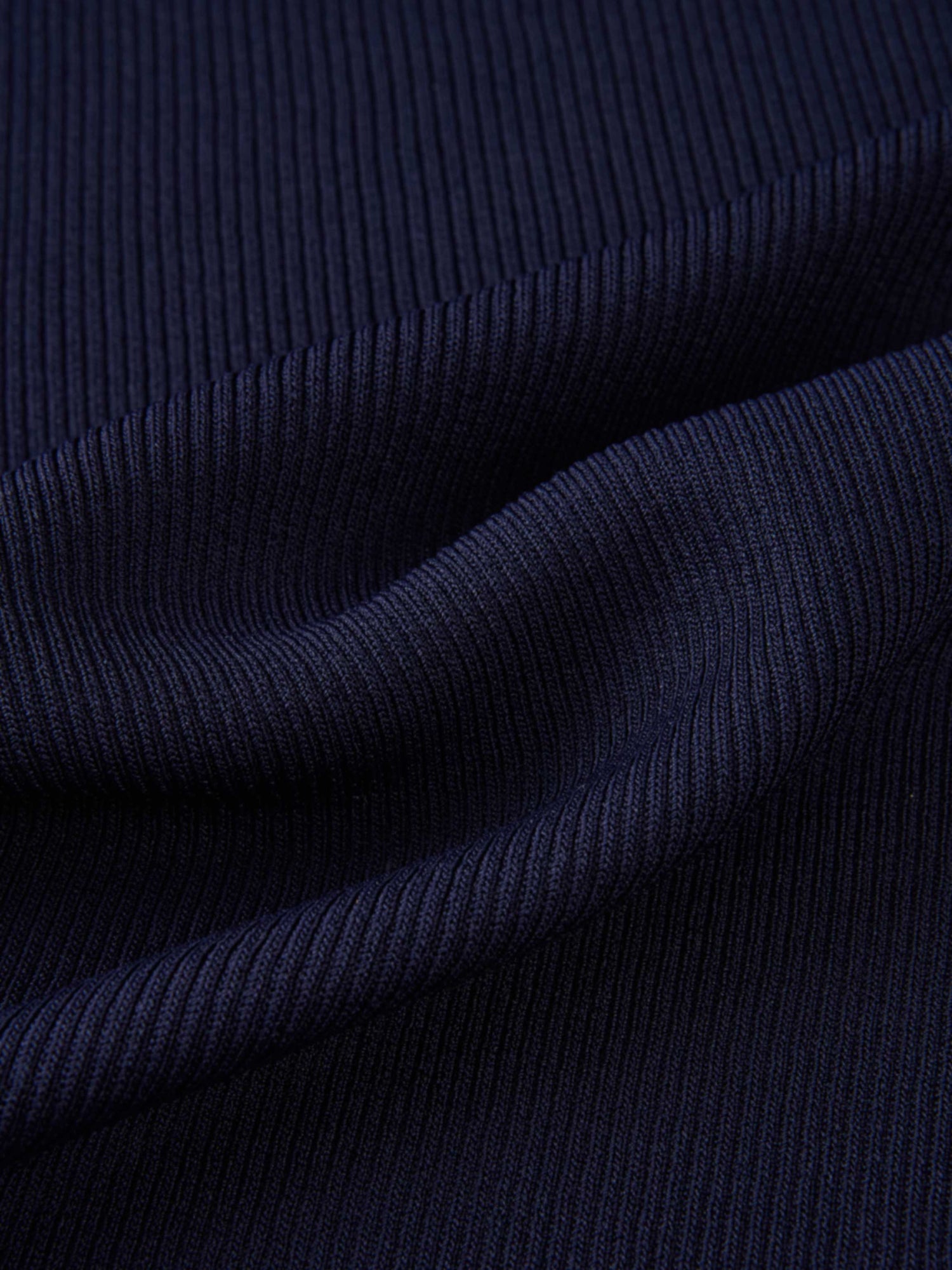 Ruffle Cuff Sweater - Navy