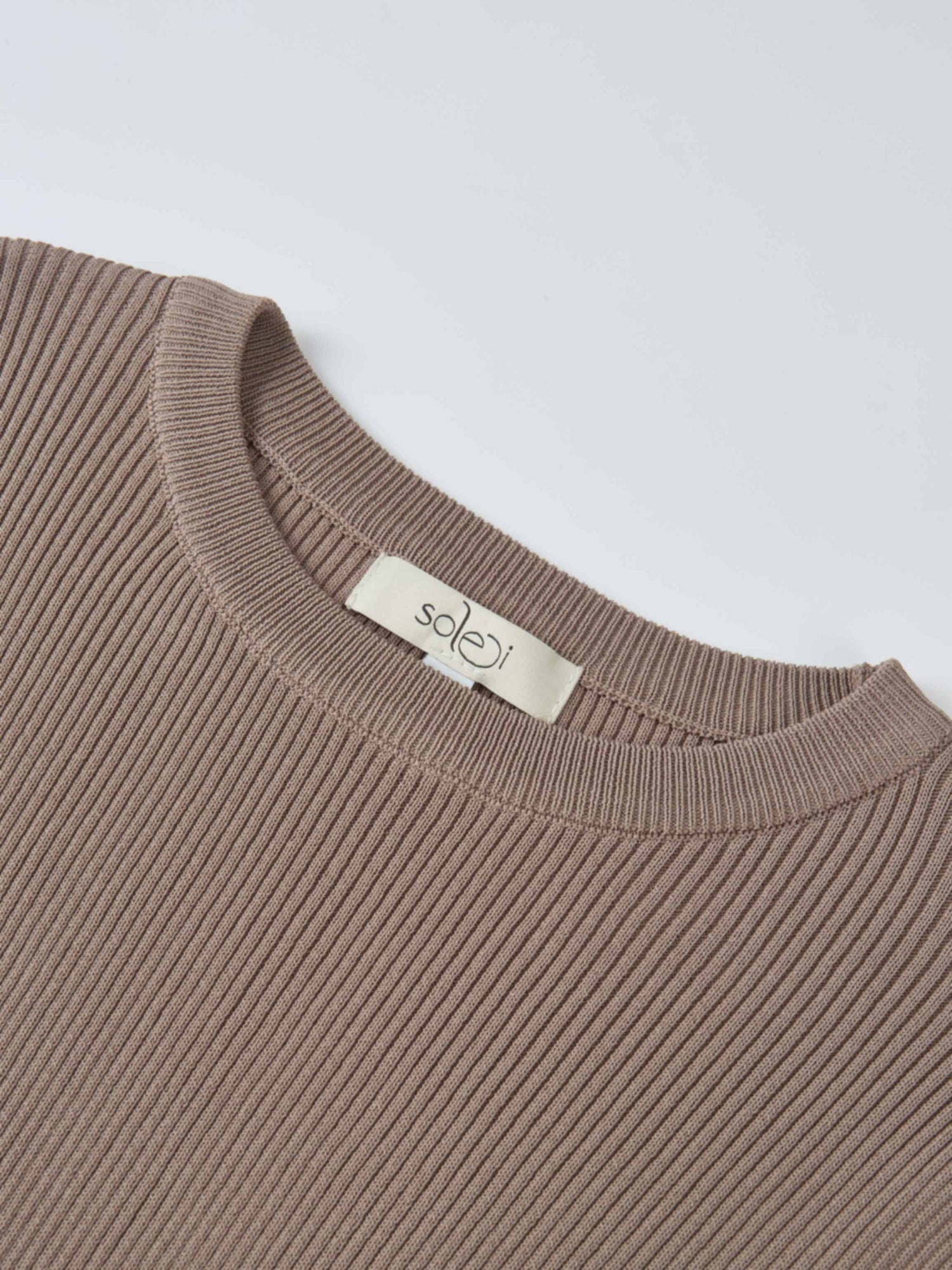 Ruffle Cuff Sweater - Warm Taupe
