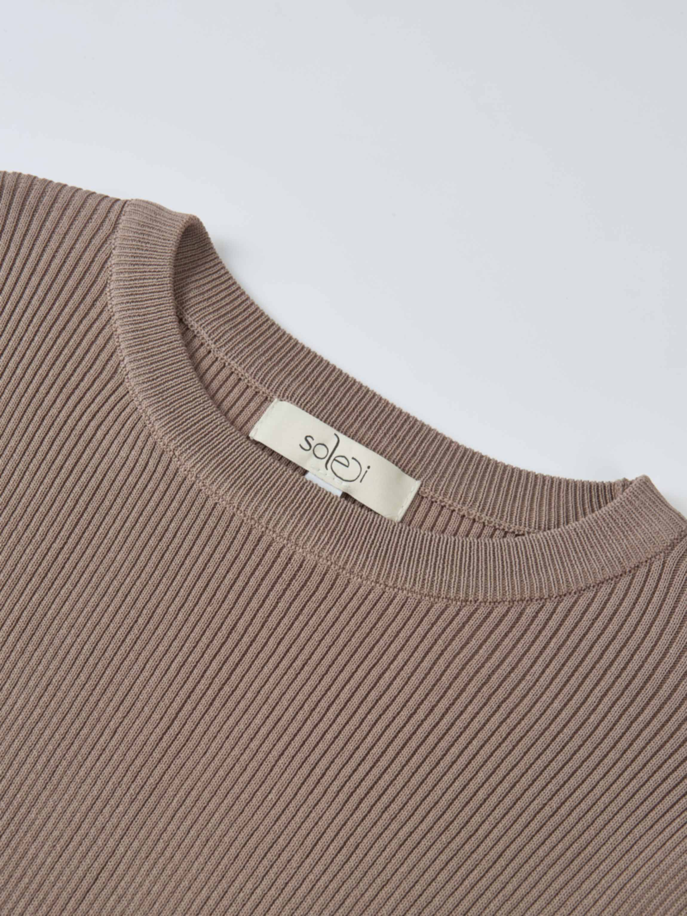 Ruffle Cuff Sweater - Warm Taupe