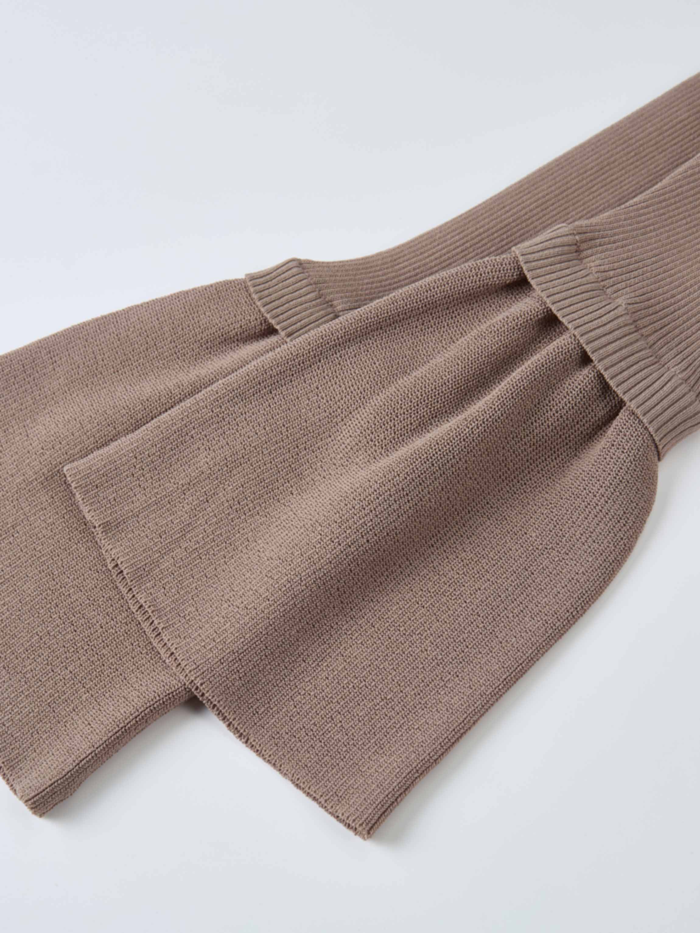 Ruffle Cuff Sweater - Warm Taupe
