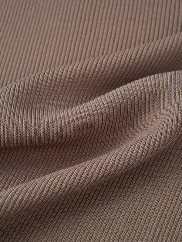 Ruffle Cuff Sweater - Warm Taupe