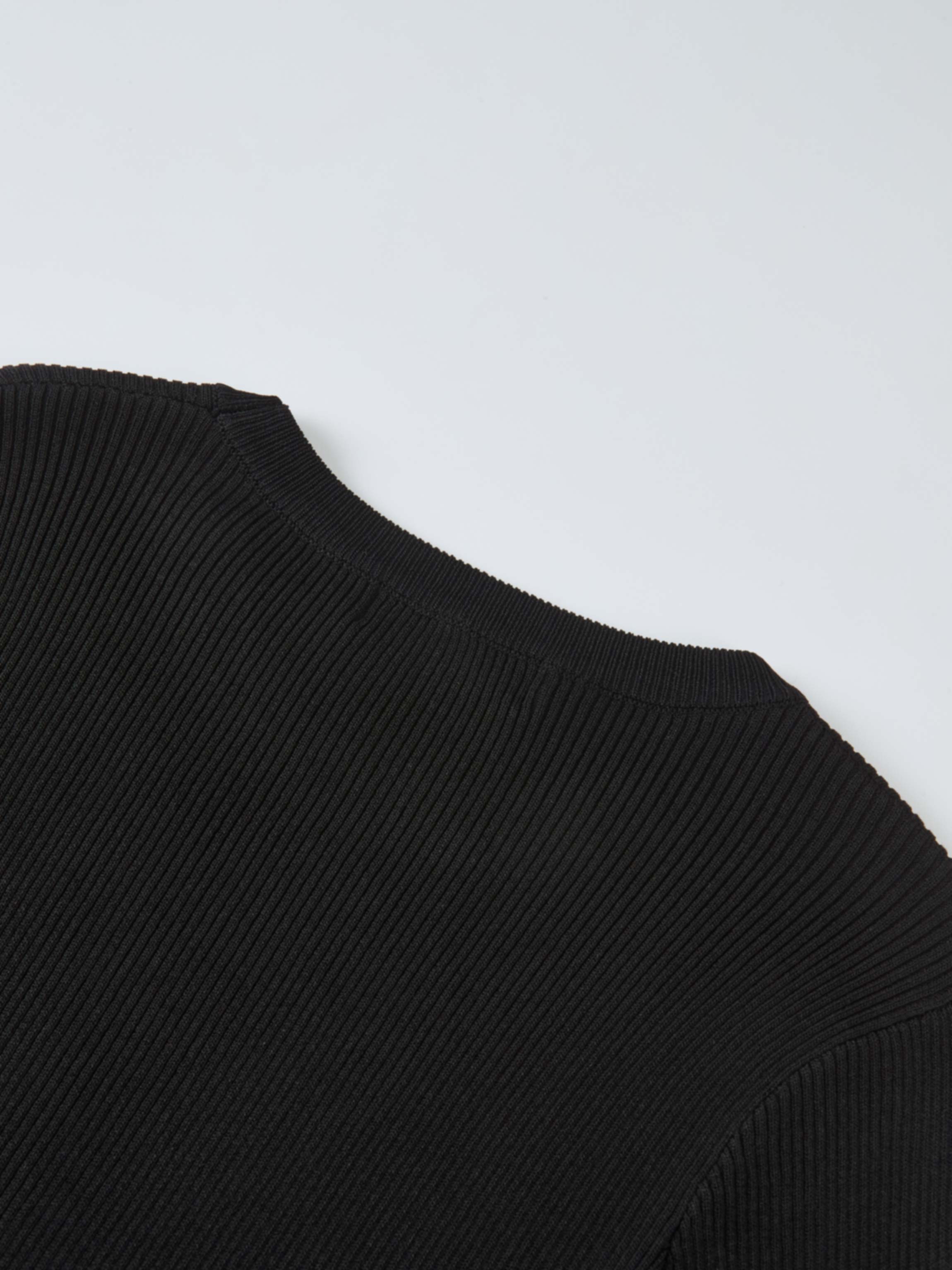 Ruffle Cuff Sweater - Black