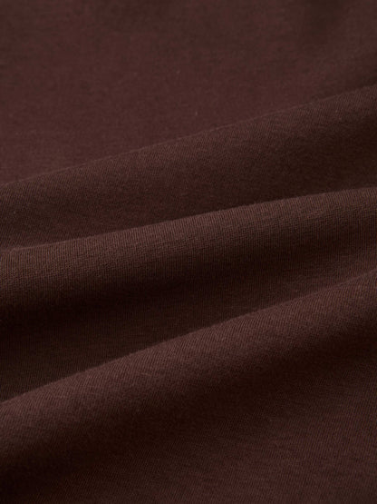 Embossed Sweatshirt - Brown